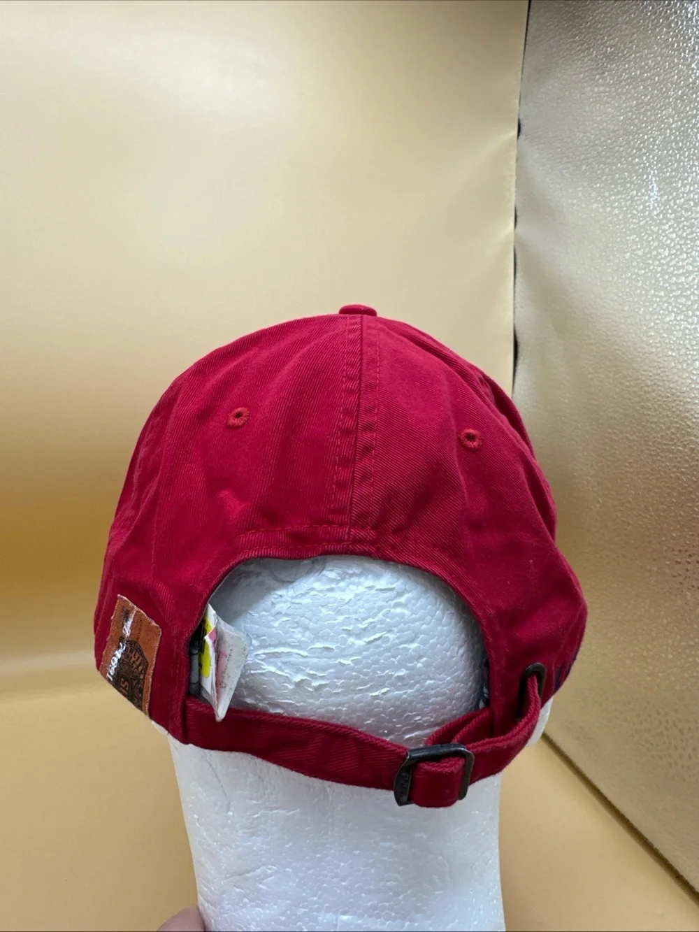 NWT Polo Ralph Lauren Red Sportsman Naval Madison Ave Hat DEADSTOCK Distressed - Picture 5 of 10